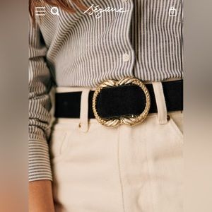 Sezane Artemis Belt Black FINAL SALE